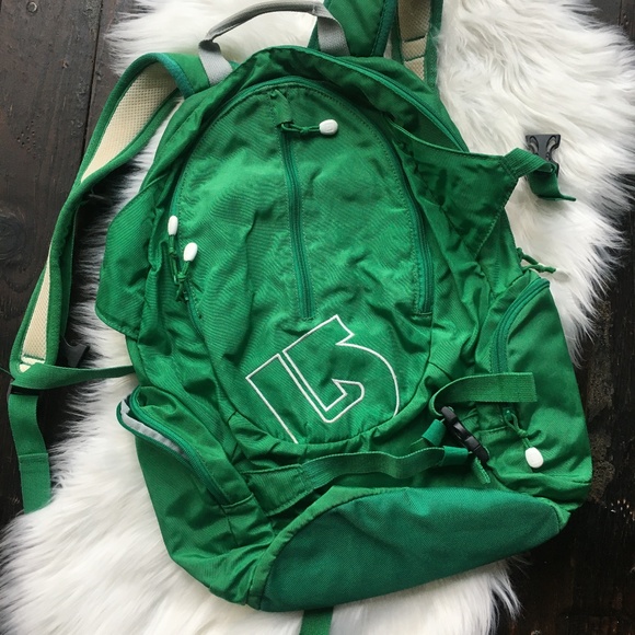burton green backpack